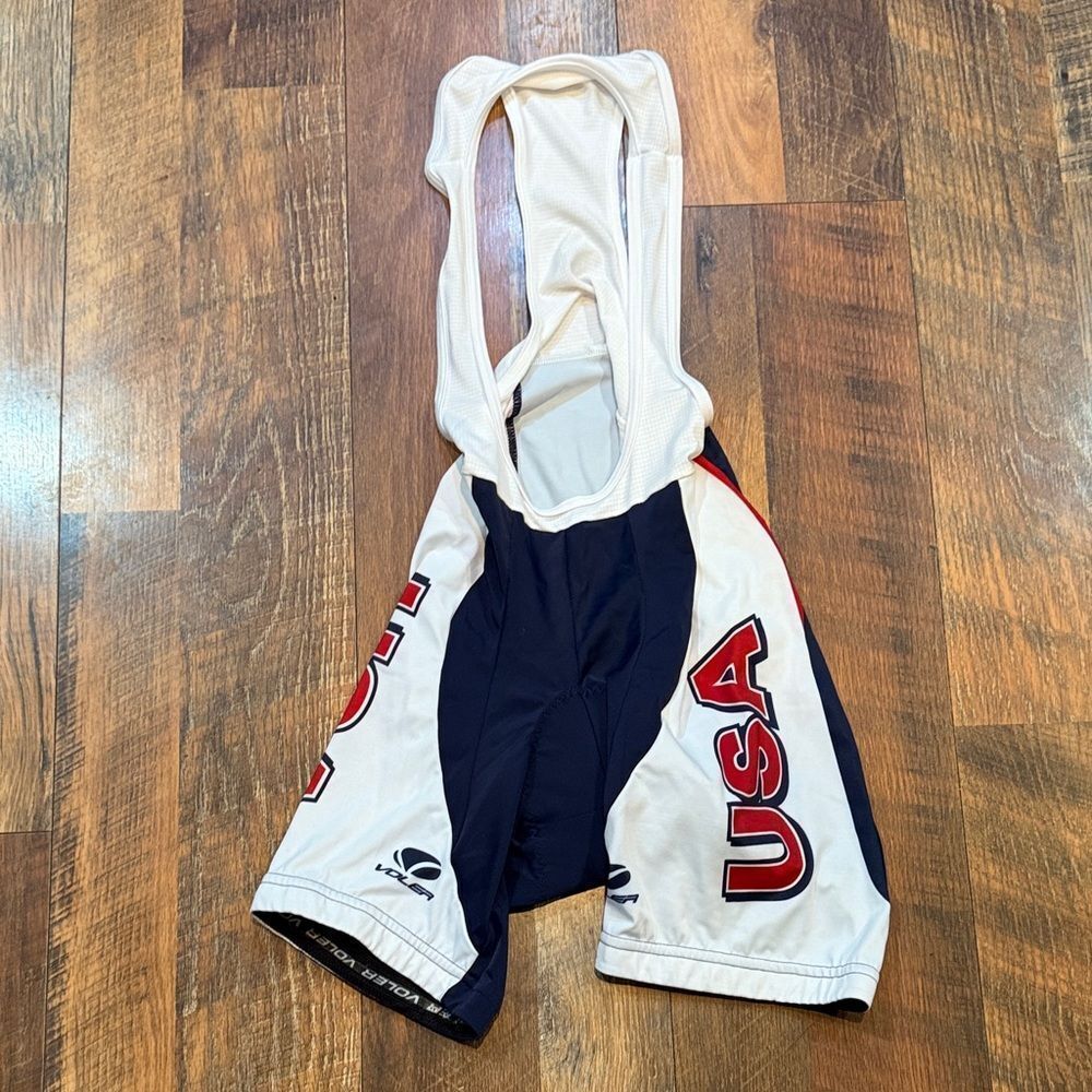 Volcom Cycling Bib Shorts with Blue and White Accents XS (900A)